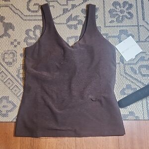 Beyond Yoga Deep Brown Tank Top